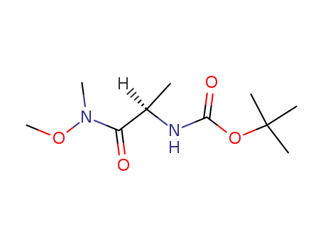 Carbamic acid, [(1R)-2-(methoxymethylamino)-1-methyl-2-oxoethyl]-,
1,1-dimethylethyl ester