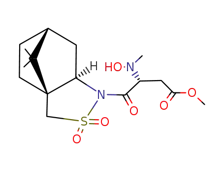 (2R,2'R)-N-<2'-<(hydroxy)(methyl)amino>-3'-(methoxycarbonyl)propionyl>bornane-10,2-sultam