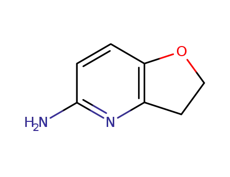 Molecular Structure of 95837-11-9 (5-Amino-2,3-dihydrofuro[3,2-b]pyridine)