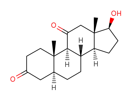 17β-dihydroxy-5α-androstan-3,11-dione