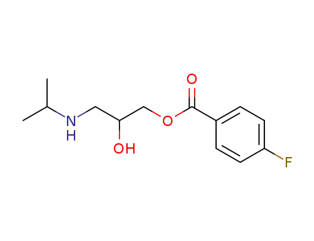 4-Fluoro-benzoic acid 2-hydroxy-3-isopropylamino-propyl ester