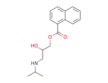 Naphthalene-1-carboxylic acid 2-hydroxy-3-isopropylamino-propyl ester