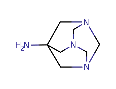 Molecular Structure of 14707-75-6 (1,3,5-TRIAZATRICYCLO[3.3.1.1(3,7)]DECAN-7-AMINE)