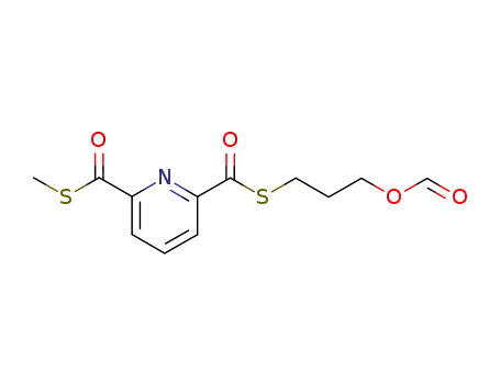 Pyridin-2,6-di(monothiocarbonsaeure)-2-S-(3-formoxypropyl)-6-S-methylester