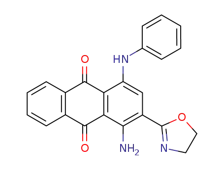 1-Amino-2-(Δ2-1,3-oxazolin-2-yl)-4-(phenylamino)anthrachinon