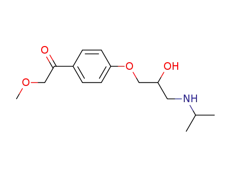 3-<4-(methylacetyl)phenoxy>-1-(isopropylamino)-2-propanol
