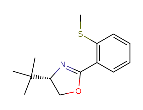 (4S)-4-tert-butyl-2-((2-methylthio)phenyl)-1,3-oxazoline