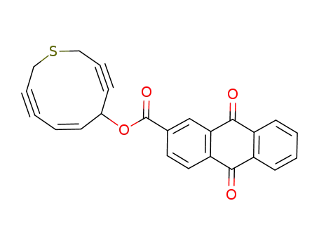 (5Z)-7-<(anthraquinone-2-carbonyl)oxy>-1-thia-5-cyclodecene-3,8-diyne