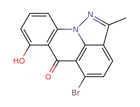 5-bromo-7-hydroxy-2-methyl-6H-pyrazolo<4,5,1-de>acridin-6-one