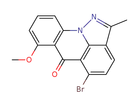 5-bromo-7-methoxy-2-methyl-6H-pyrazolo<4,5,1-de>acridin-6-one