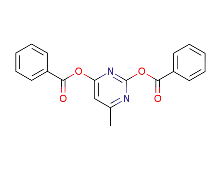 Molecular Structure of 155632-06-7 (2,4-Pyrimidinediol, 6-methyl-, dibenzoate (ester))