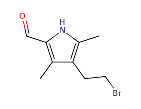 4-(2-bromoethyl)-3,5-dimethylpyrrole-2-carboxaldehyde