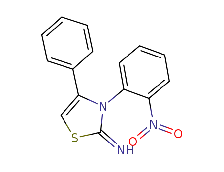 3-(2-nitro-phenyl)-4-phenyl-3H-thiazol-2-ylideneamine