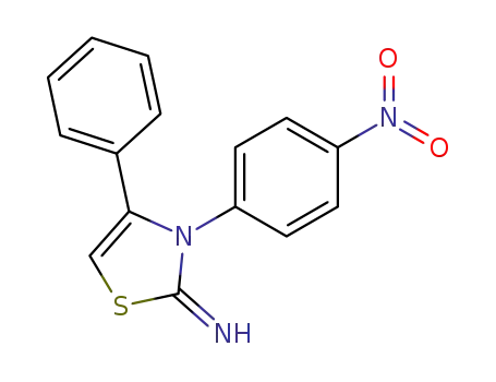 3-(4-nitro-phenyl)-4-phenyl-3H-thiazol-2-ylideneamine