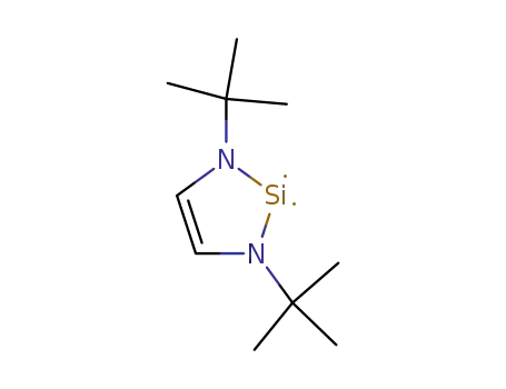Molecular Structure of 154030-95-2 (1,3-Diaza-2-silacyclopent-4-en-2-ylidene, 1,3-bis(1,1-dimethylethyl)-)