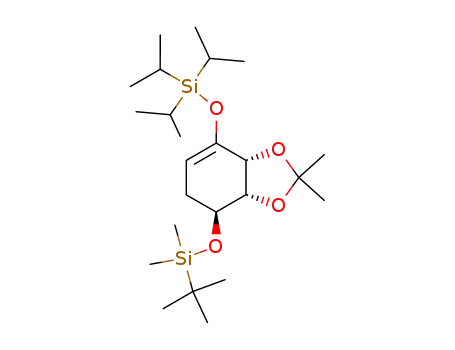(3aS,4S,7aR)-4-(tert-Butyl-dimethyl-silanyloxy)-2,2-dimethyl-7-triisopropylsilanyloxy-3a,4,5,7a-tetrahydro-benzo[1,3]dioxole