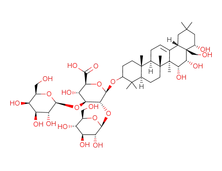 A1-barrigenol 3-O-β-D-glucopyranosyl-(1 - 2)-<β-D-galactopyranosyl-(1 - 3)>-β-D-glucopyranosiduronic acid
