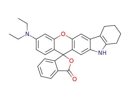 3-(Diethylamino)-8,9,10,11-tetrahydrospiro<<1>benzopyrano<3,2-b>carbazole-13(7H),1'(3'H)-isobenzofuran>-3'-one
