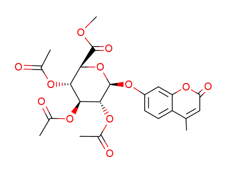 4-메틸-2-옥소-2H-1-벤조피란-7-일-β-D-글루코피라노시두론산 메틸 에스테르 2,3,4-트리아세테이트