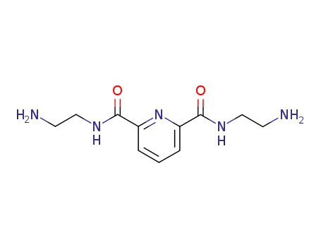 Molecular Structure of 115077-75-3 (2,6-Pyridinedicarboxamide, N,N'-bis(2-aminoethyl)-)