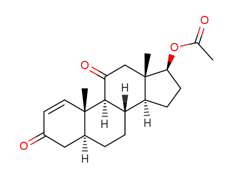 17β-Acetoxy-5α-androst-1-en-3,11-dion