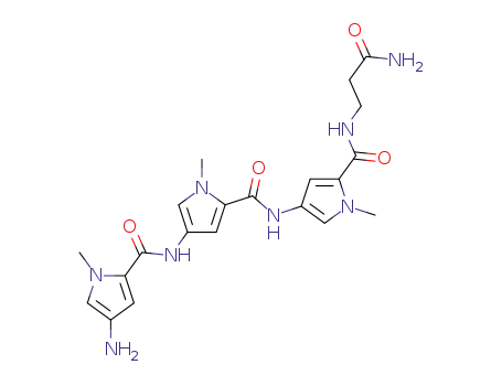 4-amino-N-[5-({5-[(3-amino-3-oxopropyl)carbamoyl]-1-methyl-1H-pyrrol-3-yl}carbamoyl)-1-methyl-1H-pyrrol-3-yl]-1-methyl-1H-pyrrole-2-carboxamide