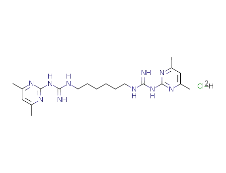 N,N'''-(hexane-1,6-diyl)bis[N'-(4,6-dimethylpyrimidin-2-yl)guanidine] dihydrochloride