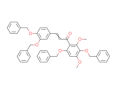 (E)-1-(3,6-Bis-benzyloxy-2,4-dimethoxy-phenyl)-3-(3,4-bis-benzyloxy-phenyl)-propenone