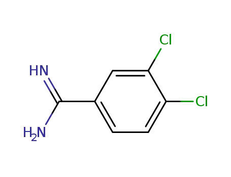 Molecular Structure of 25412-64-0 (3,4-DICHLORO-BENZAMIDINE)