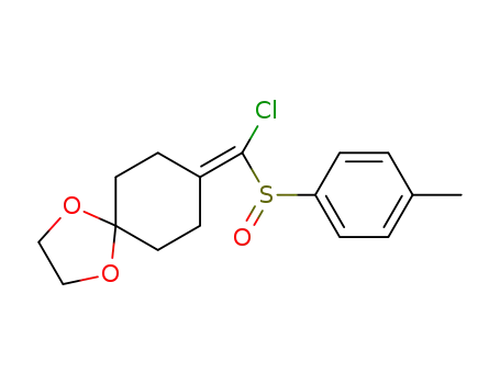 8-[Chloro-(toluene-4-sulfinyl)-methylene]-1,4-dioxa-spiro[4.5]decane