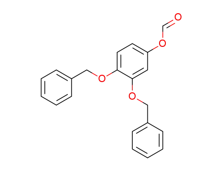 Molecular Structure of 189082-97-1 (Phenol, 3,4-bis(phenylmethoxy)-, formate)