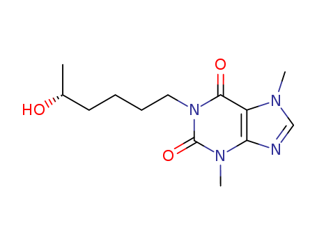 1H-Purine-2,6-dione,3,7-dihydro-1-[(5R)-5-hydroxyhexyl]-3,7-dimethyl-(100324-81-0)
