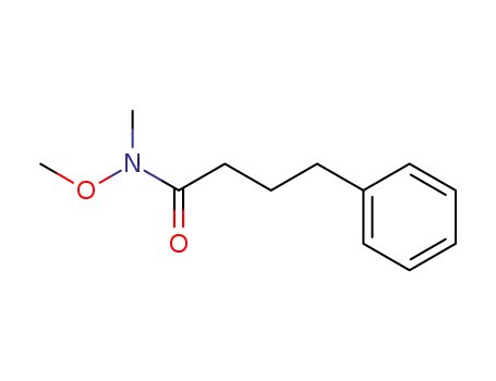Molecular Structure of 177756-65-9 (Benzenebutanamide, N-methoxy-N-methyl-)