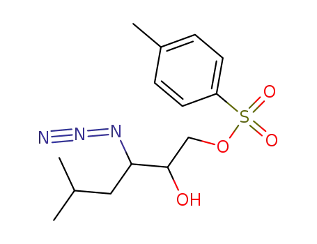 toluene-4-sulfonic acid 3-azido-2-hydroxy-5-methyl-hexyl ester
