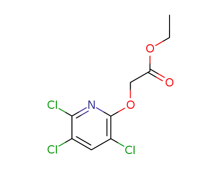 Molecular Structure of 60825-27-6 (Acetic acid, (3,5,6-trichloro-2-pyridinyl)oxy-, ethyl ester)