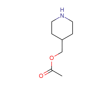 Molecular Structure of 500786-59-4 (4-Piperidinemethanol, acetate (ester))