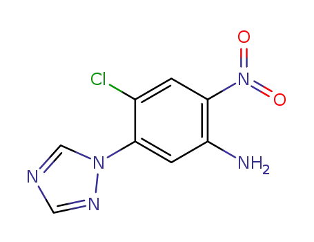 4-chloro-2-nitro-5-[1,2,4]triazol-1-yl-phenylamine