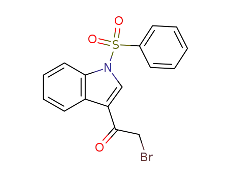 1-[1-(benzenesulfonyl)-1H-indol-3-yl]-2-bromoethan-1-one
