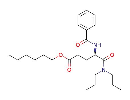 N-benzoyl-N',N'-dipropyl-R-isoglutamine hexyl ester
