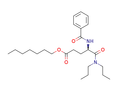 N-benzoyl-N',N'-dipropyl-R-isoglutamine heptyl ester