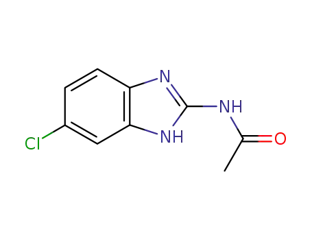 Molecular Structure of 35642-74-1 (N-(6-CHLORO-1H-BENZO[D]IMIDAZOL-2-YL)ACETAMIDE)