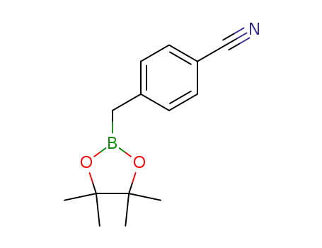 4-((4,4,5,5-tetramethyl-1,3,2-dioxaborolan-2-yl)methyl)benzonitrile