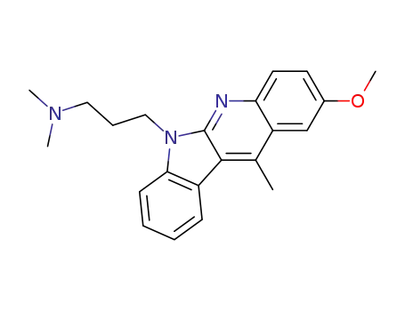2-methoxy-11-methyl-6-[3-(dimethylamino)propyl]-6H-indolo[2,3-b]quinoline