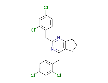 2,4-bis(2,4-dichlorobenzyl)-6,7-dihydro-5H-cyclopenta[d]pyrimidine
