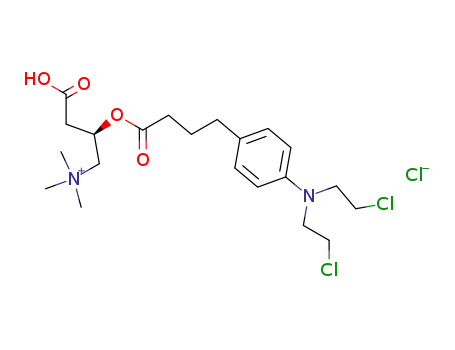 (R)-[2-(4-{4-[bis(2-chloroethyl)amino]phenyl}butyryloxy)-3-carboxypropyl]trimethylammonium chloride