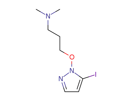 1-(3-N,N-dimethylaminopropyloxy)-5-iodopyrazole