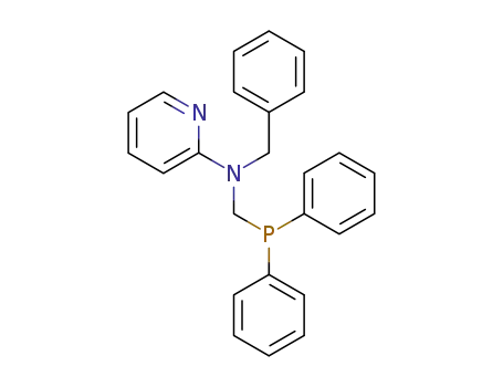 Molecular Structure of 562108-07-0 (2-Pyridinamine, N-[(diphenylphosphino)methyl]-N-(phenylmethyl)-)
