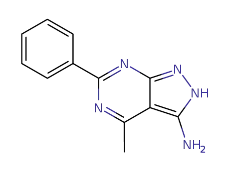 3-amino-4-methyl-6-phenyl-pyrazolo[3,4-d]pyrimidine