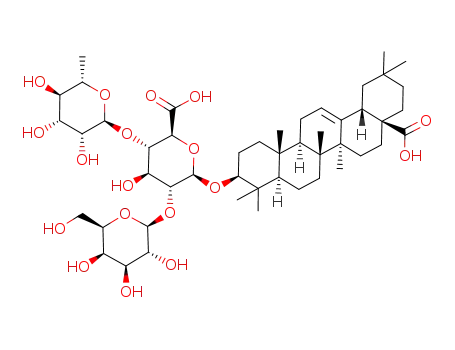 3-O-{α-L-rhamnopyranosyl-(1->4)-[β-D-galactopyranosyl-(1->2)]-β-D-glucuronopyranosyl}oleanolic acid