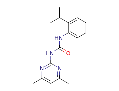 1-(4,6-dimethyl-pyrimidin-2-yl)-3-(2-isopropyl-phenyl)-urea